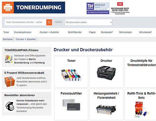 Toner-dumping.de Orth & Baer GmbH
